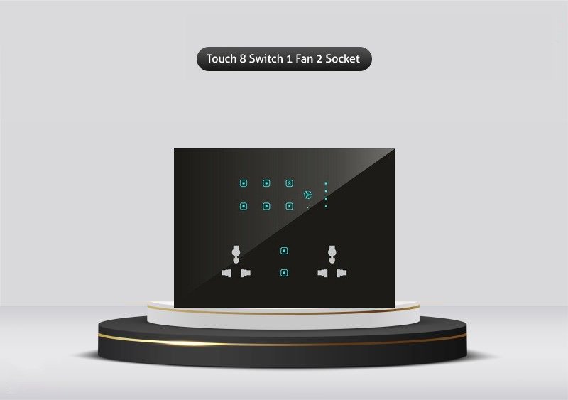 Touch 8 Switch 1 Fan 2 Socket