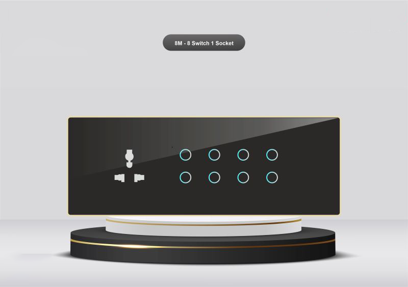 Edge 8 Switch 1 Socket